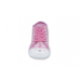 TENISÓWKI DZIEWCZĘCE MAXI - 218P060, Befado, Trampki różowe błyszczące z aplikacją na czubku obuwia